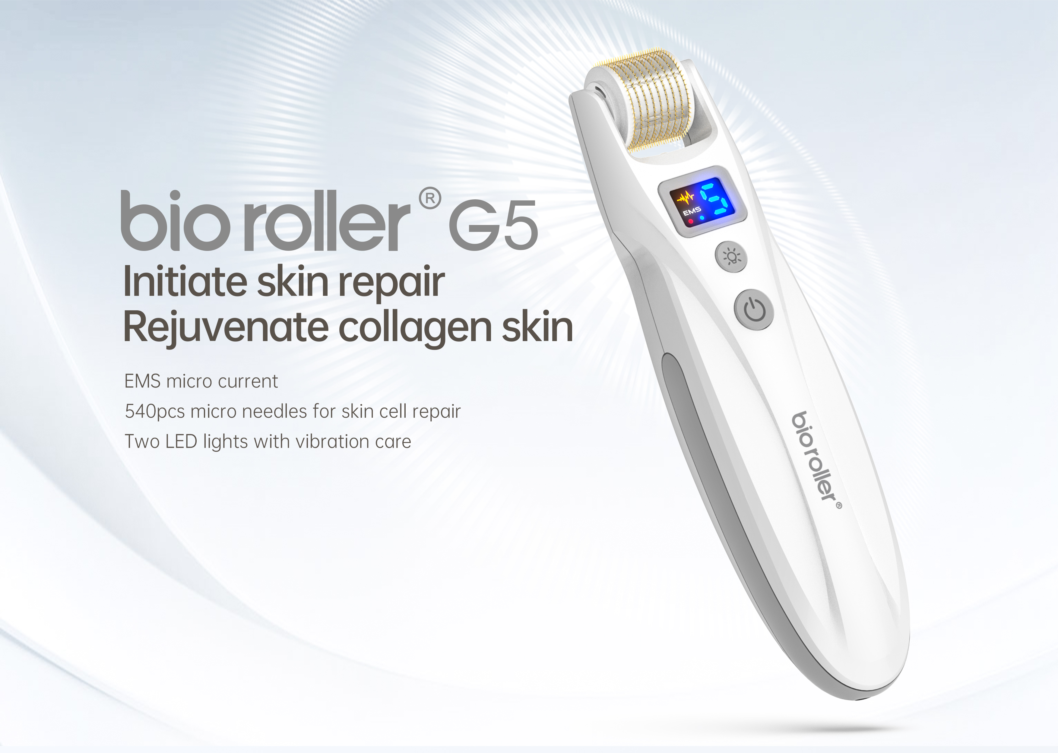 Derma Bioroller (LED+EMS+Vibrate）