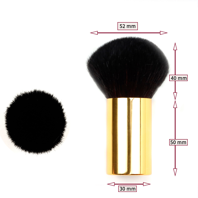 Luxurious metal high-end blush brush
