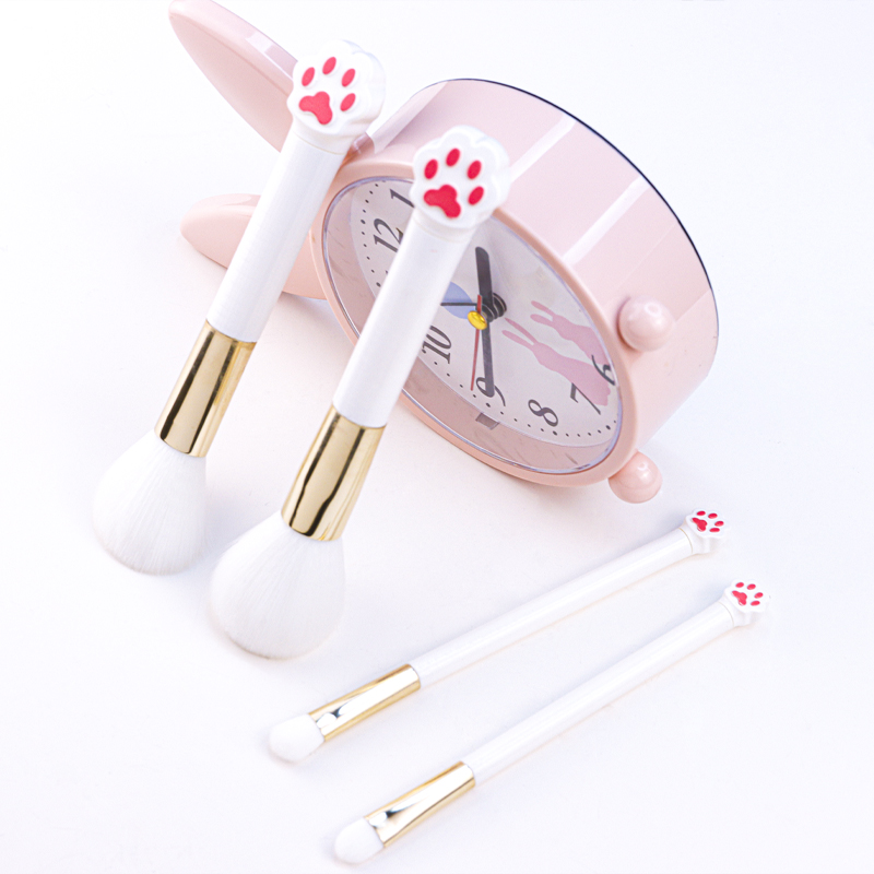 5 PCS Cat-claw-shaped handle makeup brush set