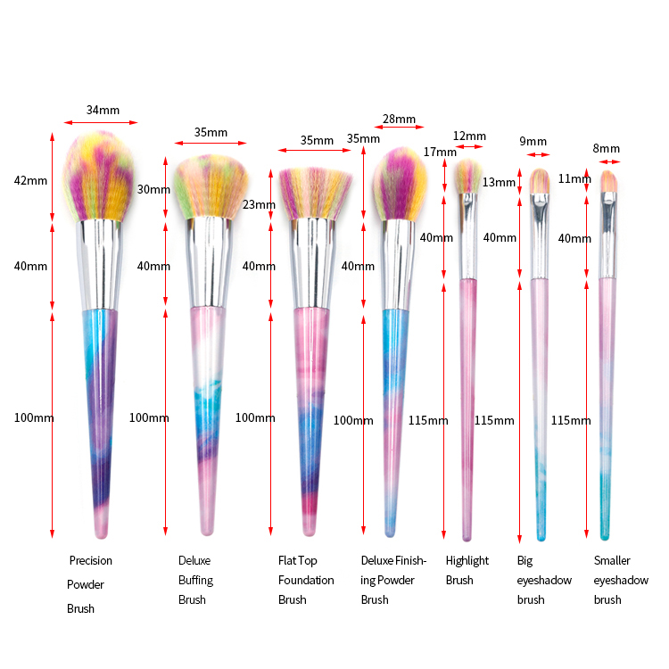 Colorful hair brush for Young people to use
