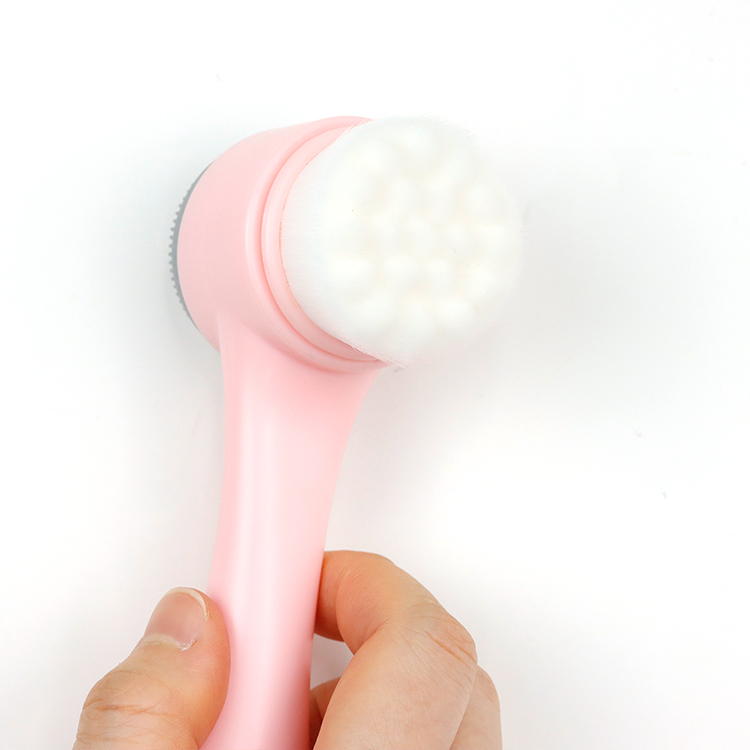 Newest 2025 best-selling double-sided facial wash brush
