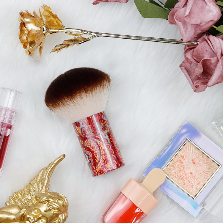 National style kabuki brush with 2C hair