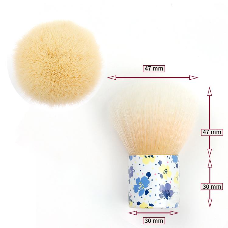 Heat transfer plastic handle is printed with a fashionable style power brush kit