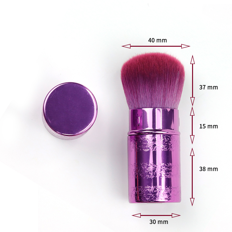 Laser engraving and printing process telescopic brush