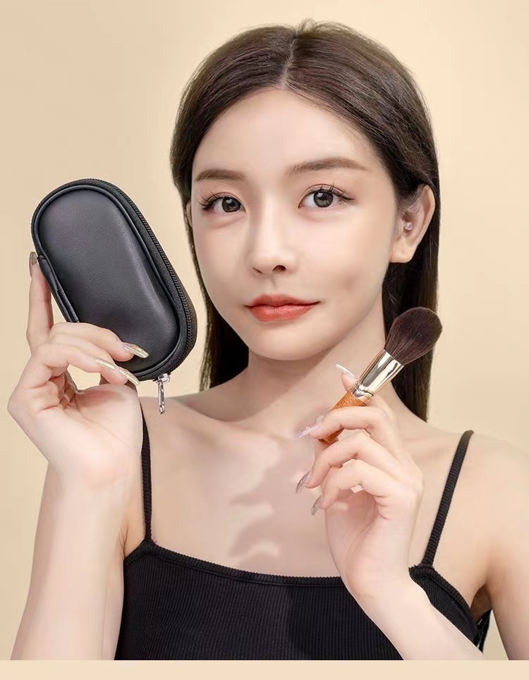 Professional Mini Travel makeup brush set of wooden handle with Luxury pakage
