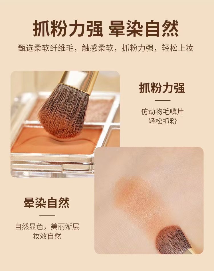 Professional Mini Travel makeup brush set of wooden handle with Luxury pakage