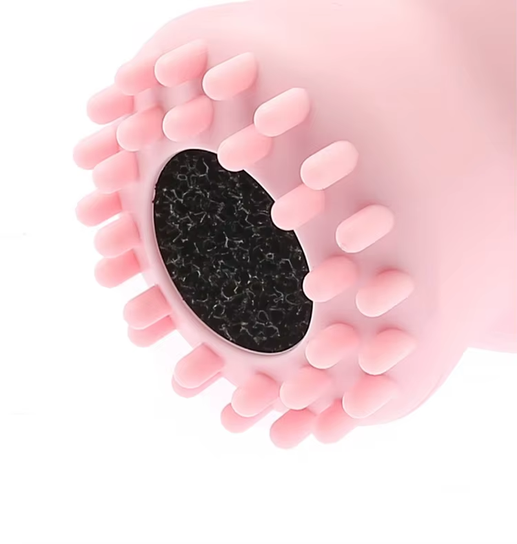 Cute Small Octopus Shape Face Cleanser Exfoliating Cleansing Wash Brush Silicone Facial Cleaning Brush