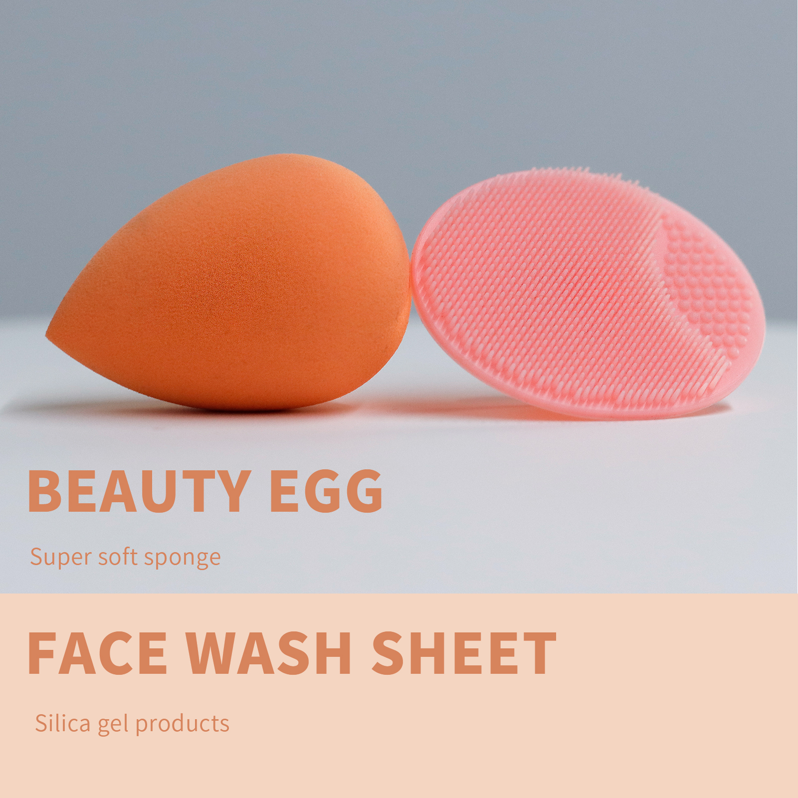Young element Transparent plastic handle injection molding process with gold powder makeup brush set for gift design