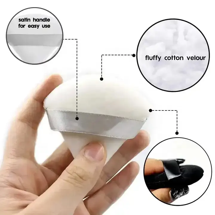 New Multi-Color Triangle Cosmetic Puff Sponge Dry Face Finishing Makeup Tool Custom Logo Cushion Beauty Makeup Powder