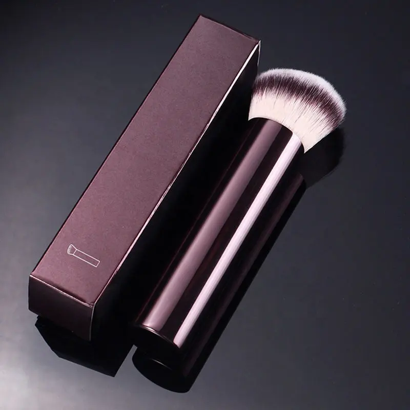 Single Makeup Brushes High End Popular Round Angled Foundation Makeup Blending Brush