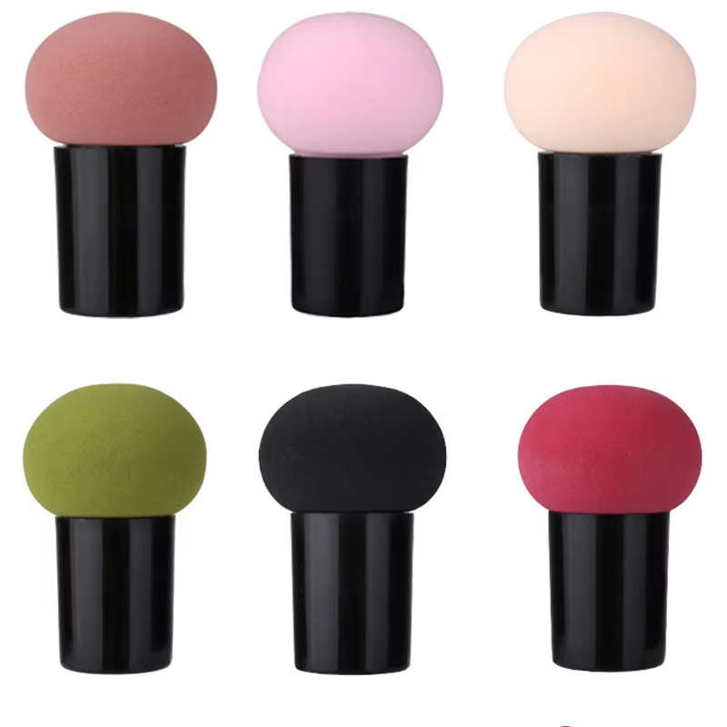 Round Head Mushroom Powder Puff Facial Cosmetic Sponge Foundation Make up Sponge Beauty Puff
