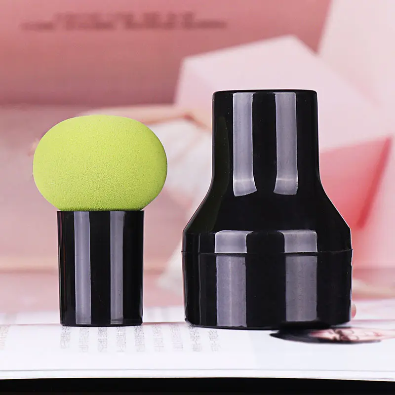 Round Head Mushroom Powder Puff Facial Cosmetic Sponge Foundation Make up Sponge Beauty Puff