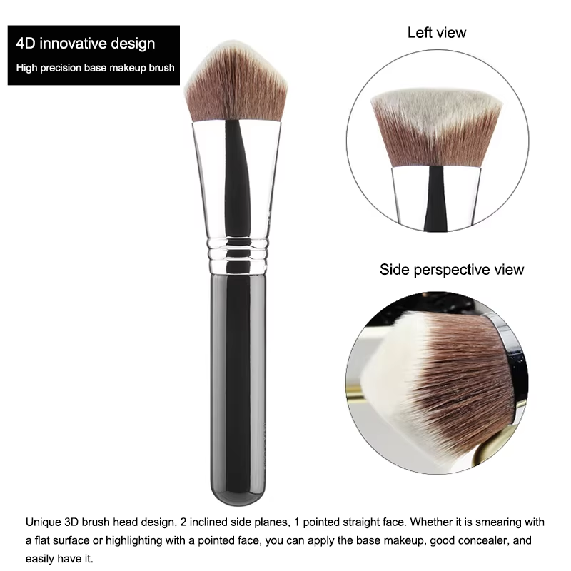 New Style Wholesale Premium Synthetic Hair Single Brush Foundation Brush Blush Makeup Brush