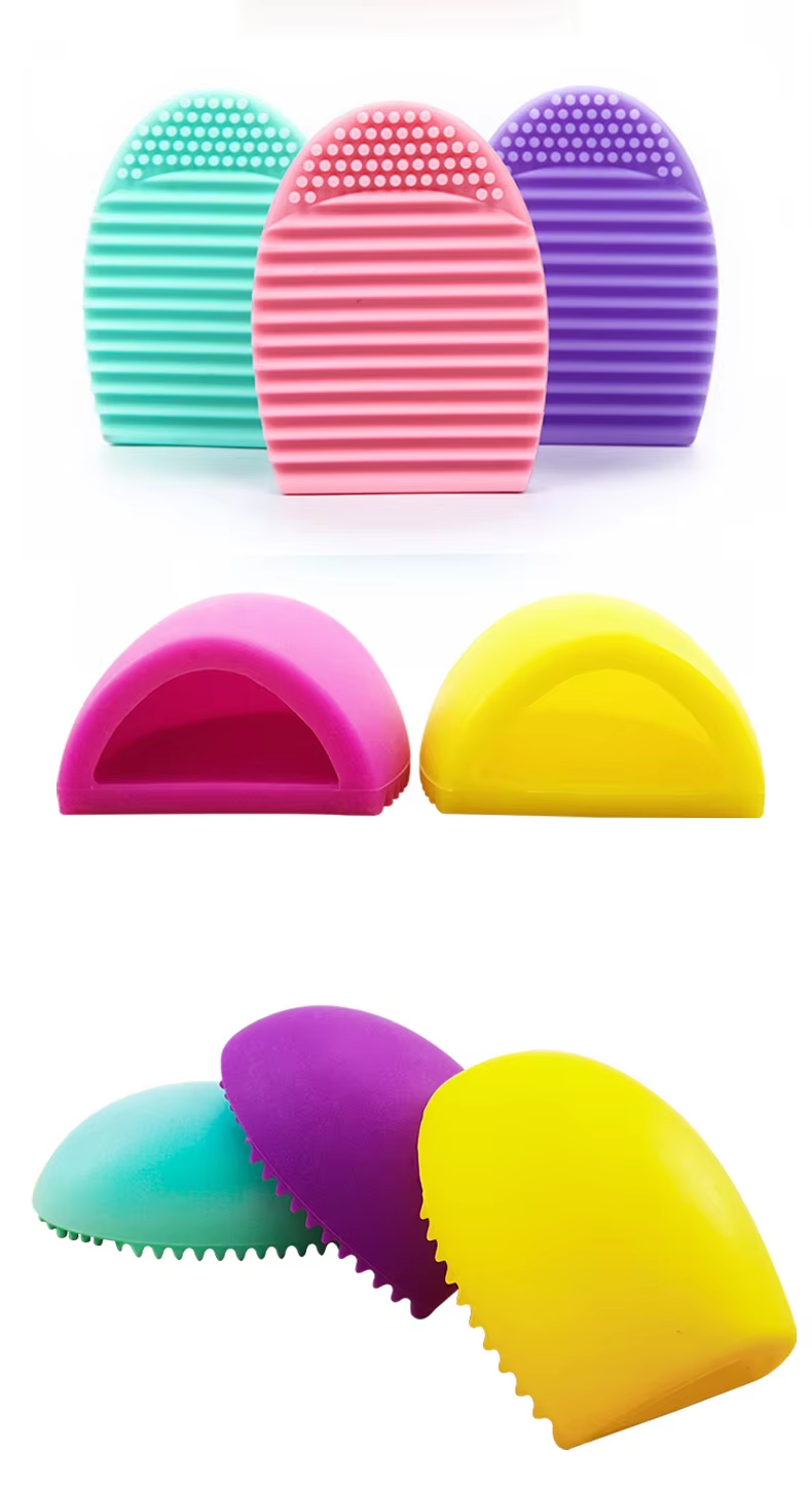 Brush Egg Make Brush Clean Use Hand Silicone Brush Unique As Makeup Tools
