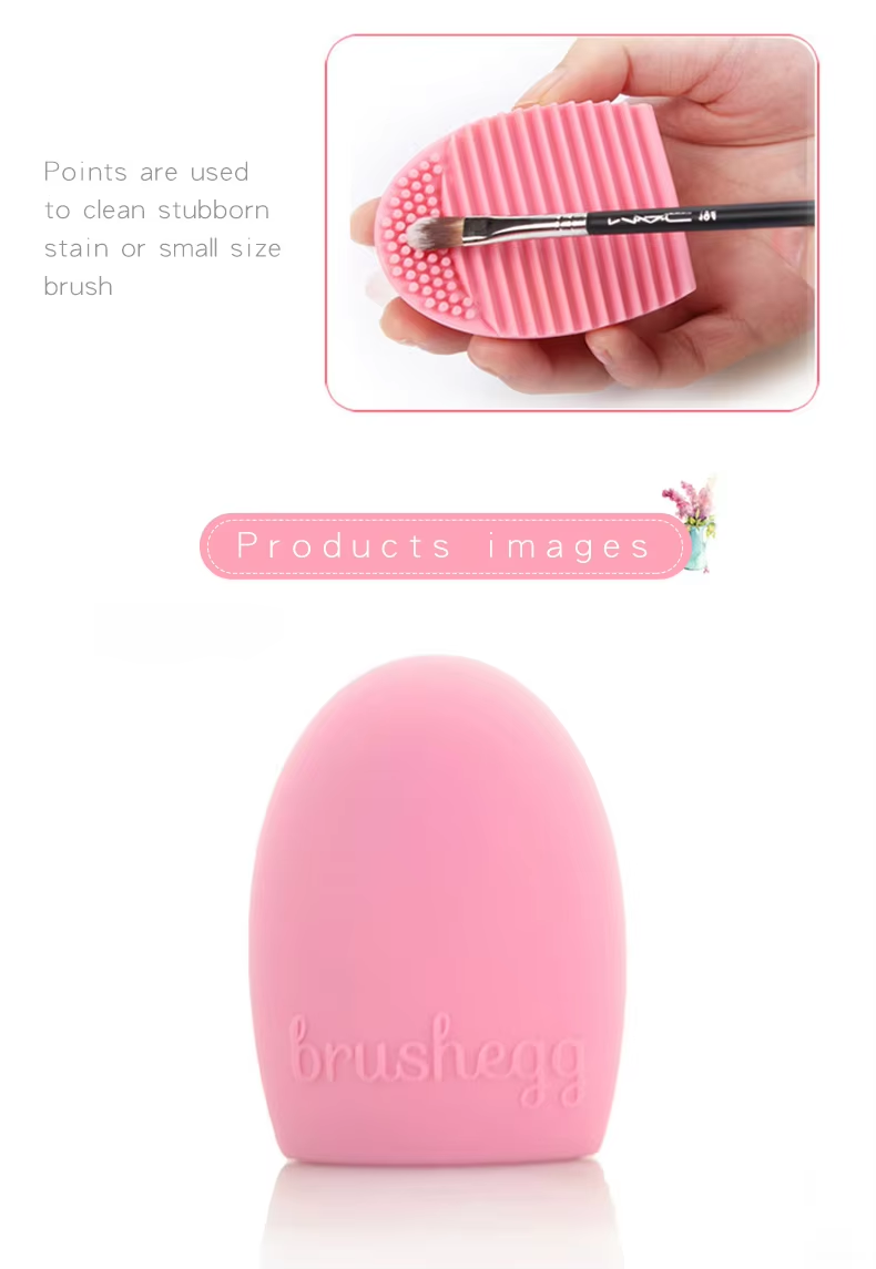 Brush Egg Make Brush Clean Use Hand Silicone Brush Unique As Makeup Tools