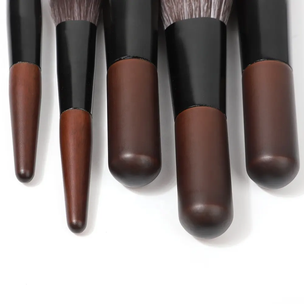 New Beauty Powder Goat Hair Kits Cosmetics Tools Foundation Cute Travel Private Label Mini Custom Makeup Brushes for Mak