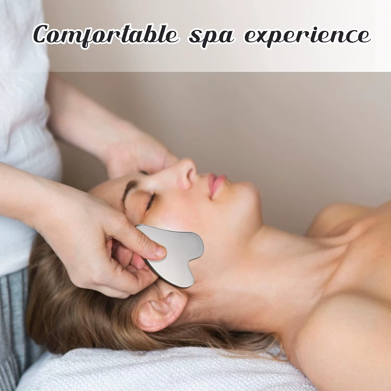 High Quality Stainless Steel Gua Sha Board Scraping Massage Tool Portable Neck Back Leg Muscle Relax Tools