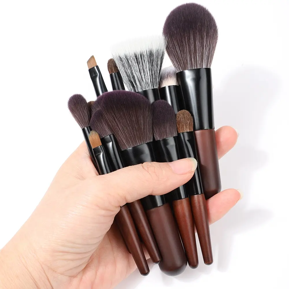 New Beauty Powder Goat Hair Kits Cosmetics Tools Foundation Cute Travel Private Label Mini Custom Makeup Brushes for Mak