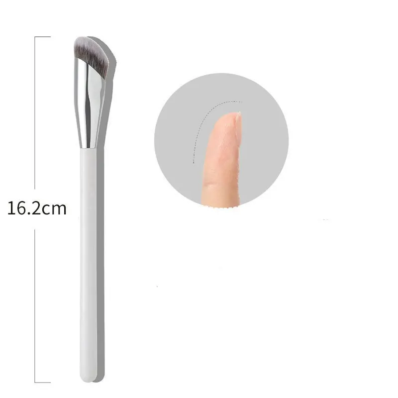 Hot Single Eye shadow Angled Under Eye Small Foundation Precision Face Blending Brush Concealer Highlight Makeup Brush