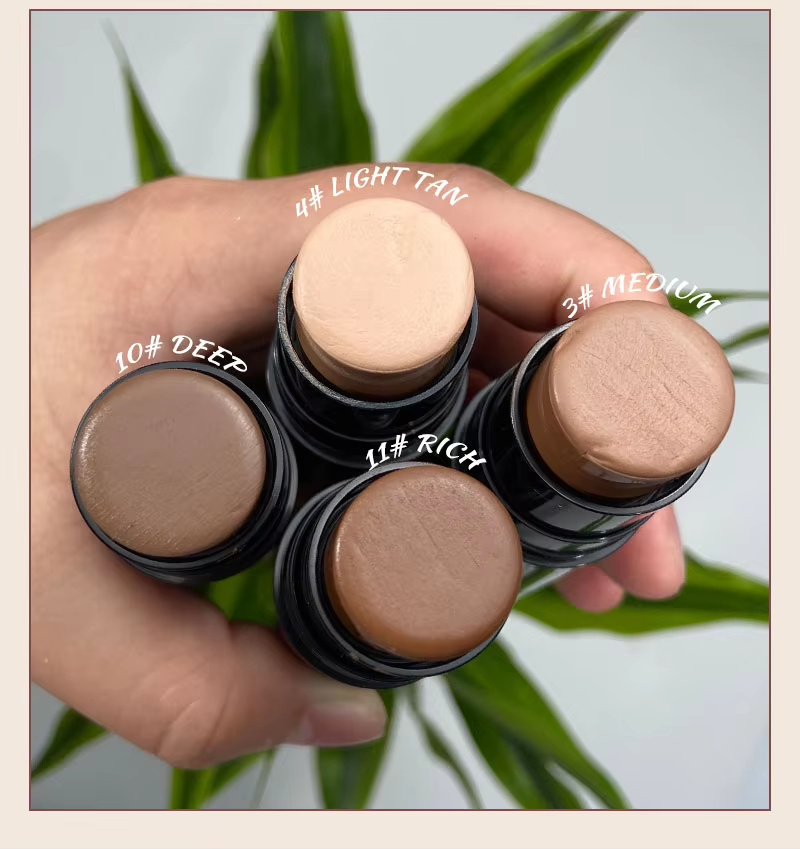  Private Label Stick Foundation Low MOQ Cream Concealer Stick Face Makeup Contour Stick
