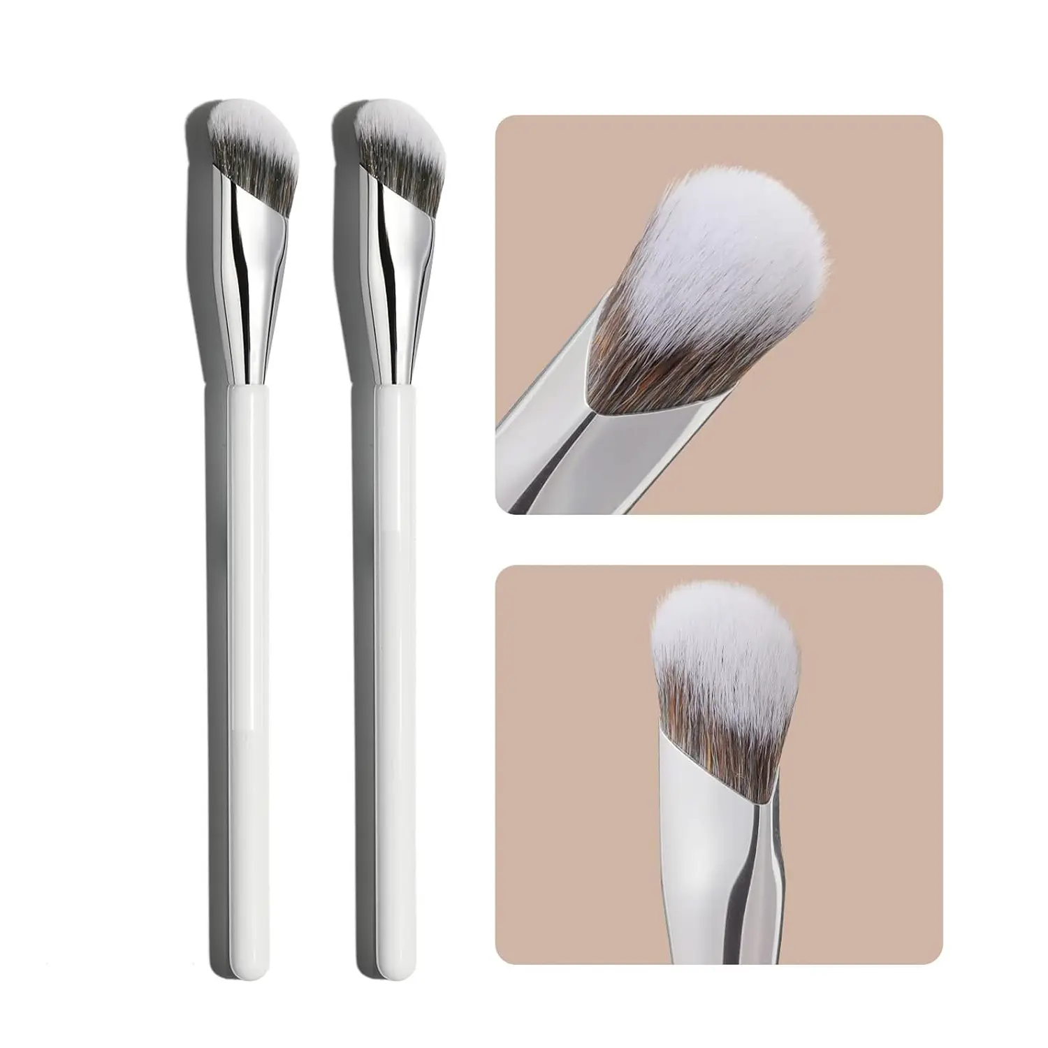 Hot Single Eye shadow Angled Under Eye Small Foundation Precision Face Blending Brush Concealer Highlight Makeup Brush
