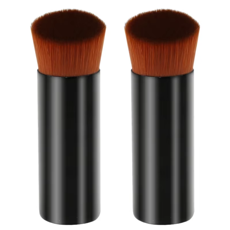 Stand-up Style Private Label Foundation Makeup Brush Set Kabuki Slanted Head Brush Cosmetic Makeup Tools