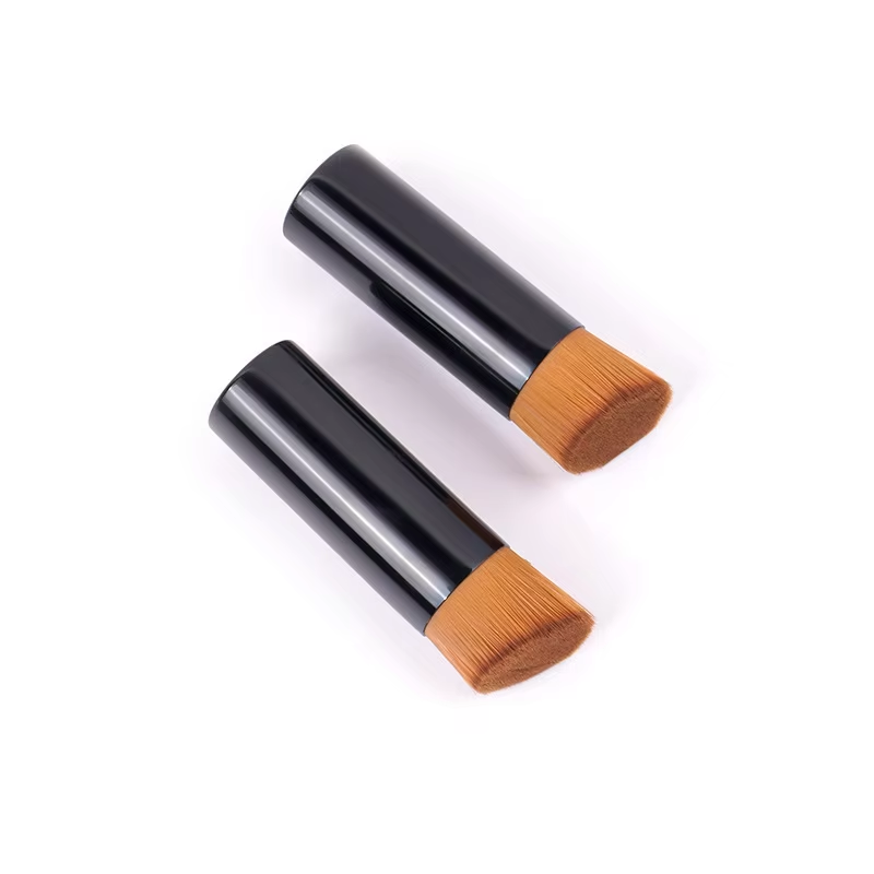 Stand-up Style Private Label Foundation Makeup Brush Set Kabuki Slanted Head Brush Cosmetic Makeup Tools