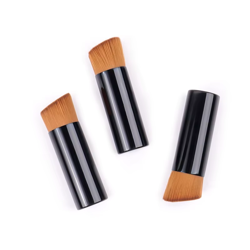 Stand-up Style Private Label Foundation Makeup Brush Set Kabuki Slanted Head Brush Cosmetic Makeup Tools