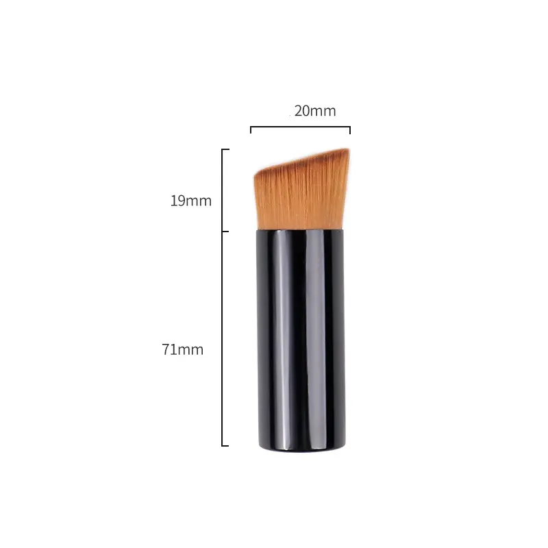Stand-up Style Private Label Foundation Makeup Brush Set Kabuki Slanted Head Brush Cosmetic Makeup Tools