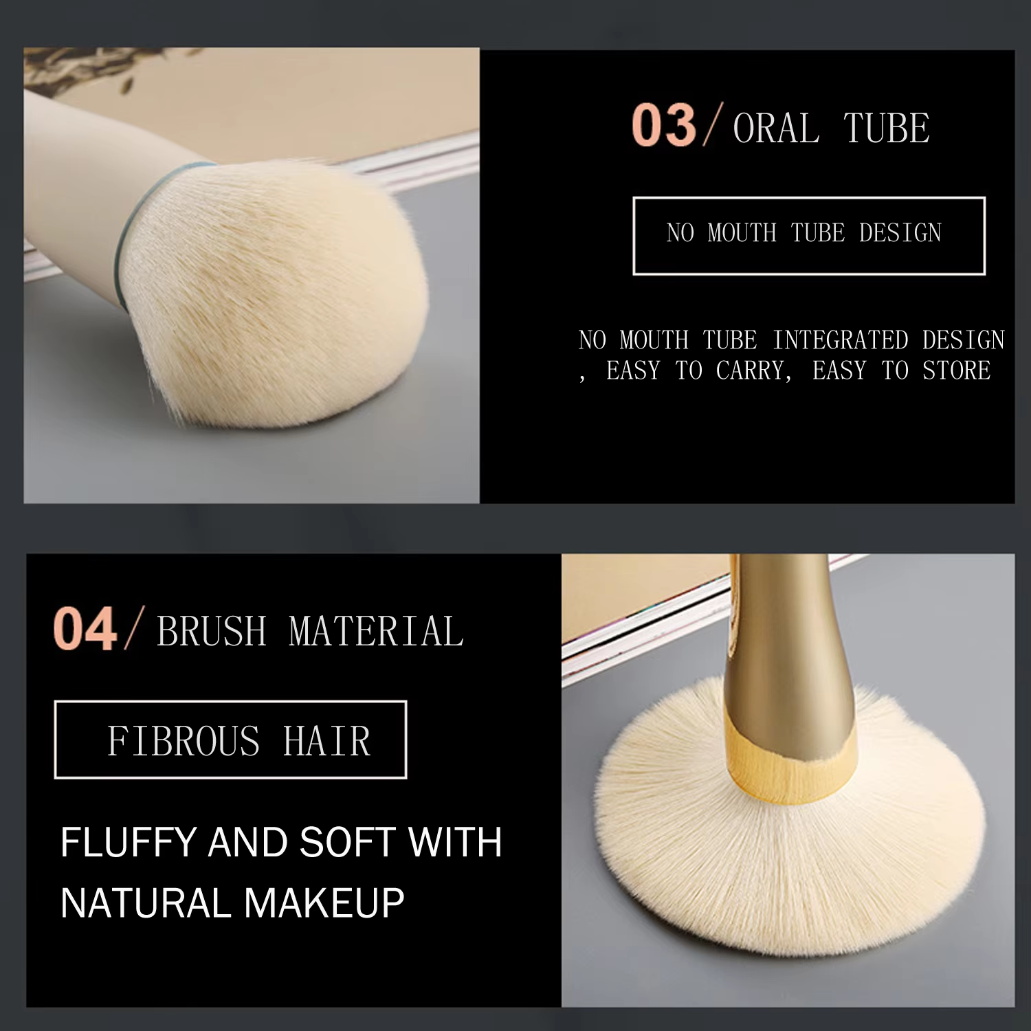 Large Coverage Mineral Powder Foundation Makeup Brush Single Big Size Brush