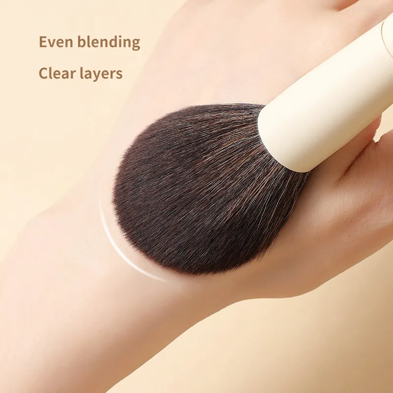  New Private Label 13 PCS Cream Vegan Synthetic Make up Brushes Custom Logo Professional Makeup Brush Set High Quality