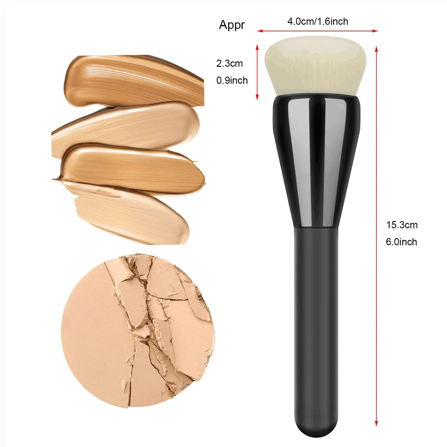 Latest Foundation Makeup Brush Wholesale Retail Base Corrector Contour Liquid Cream Makeup Tool Brushes Logo