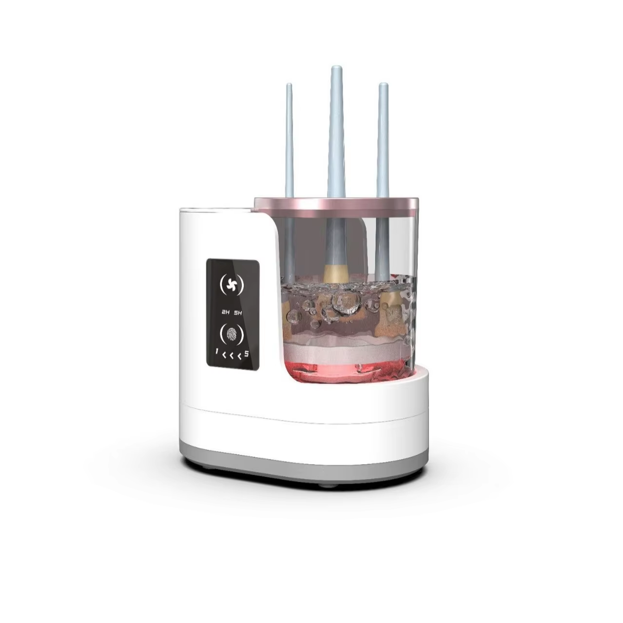 USB Electric Automatic Cosmetic Brushes Washer and Dryer Makeup Brush Cleaner with Labeling Wet and Dry Makeup Tool
