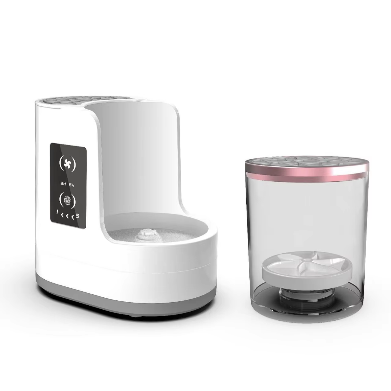 USB Electric Automatic Cosmetic Brushes Washer and Dryer Makeup Brush Cleaner with Labeling Wet and Dry Makeup Tool