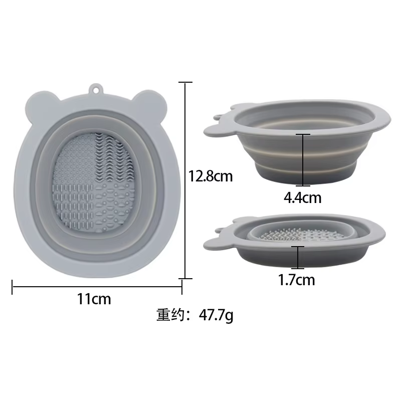 Hot Sale Makeup Brush Sponge Cleaner by Silicone Cup Cleaner Paint Cleaning Pad Makeup Brush Cleaner Pad Silicon Pads