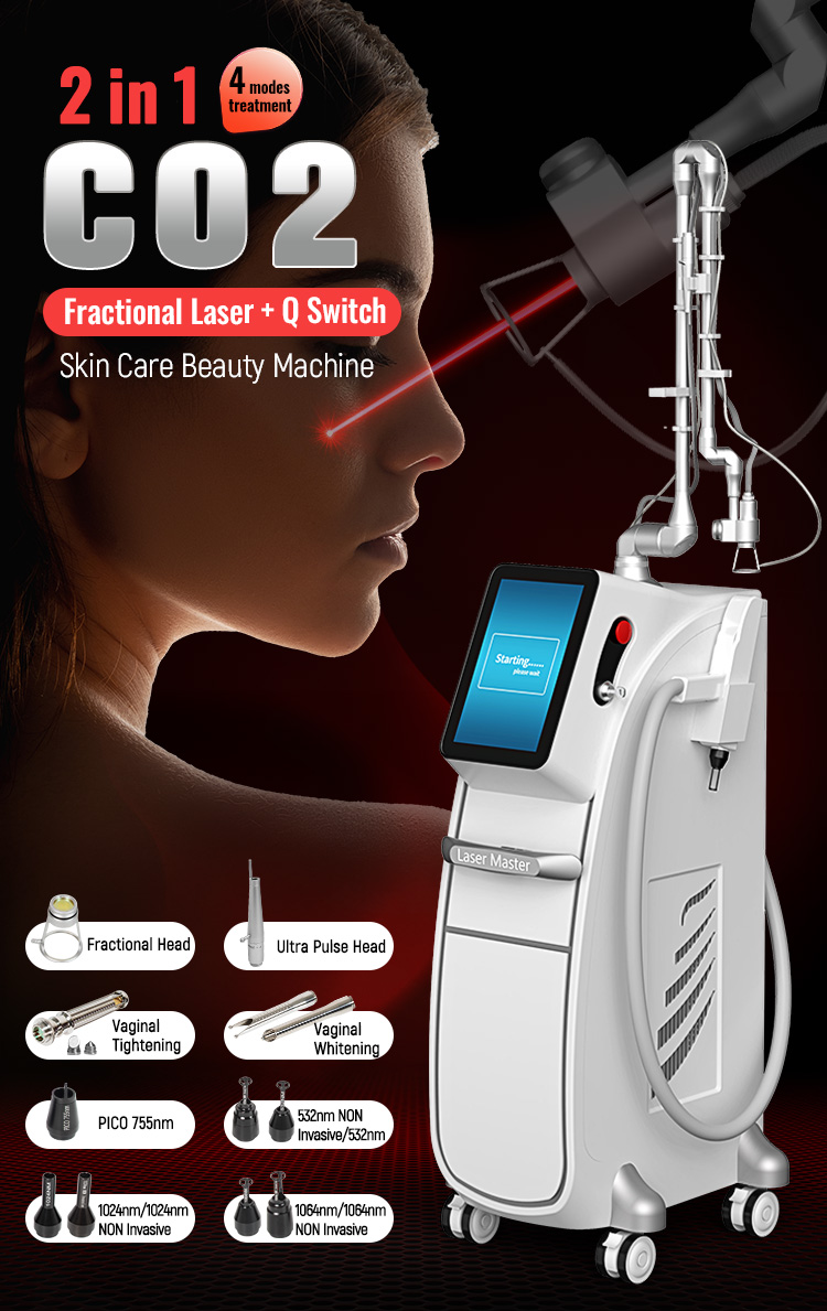 CO2 laser+Q-Switch (2 in 1)