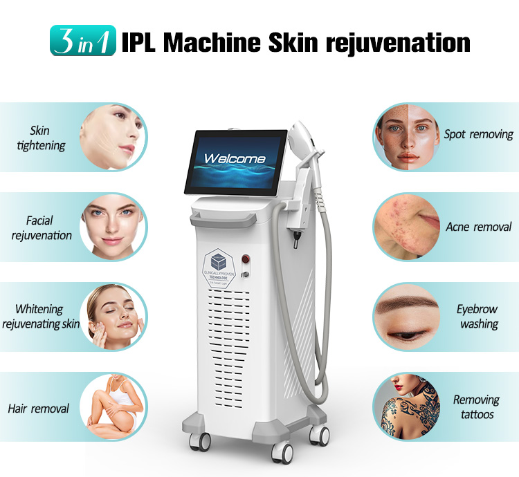 IPL+Q-Switch+Diode Laser (3 in 1)