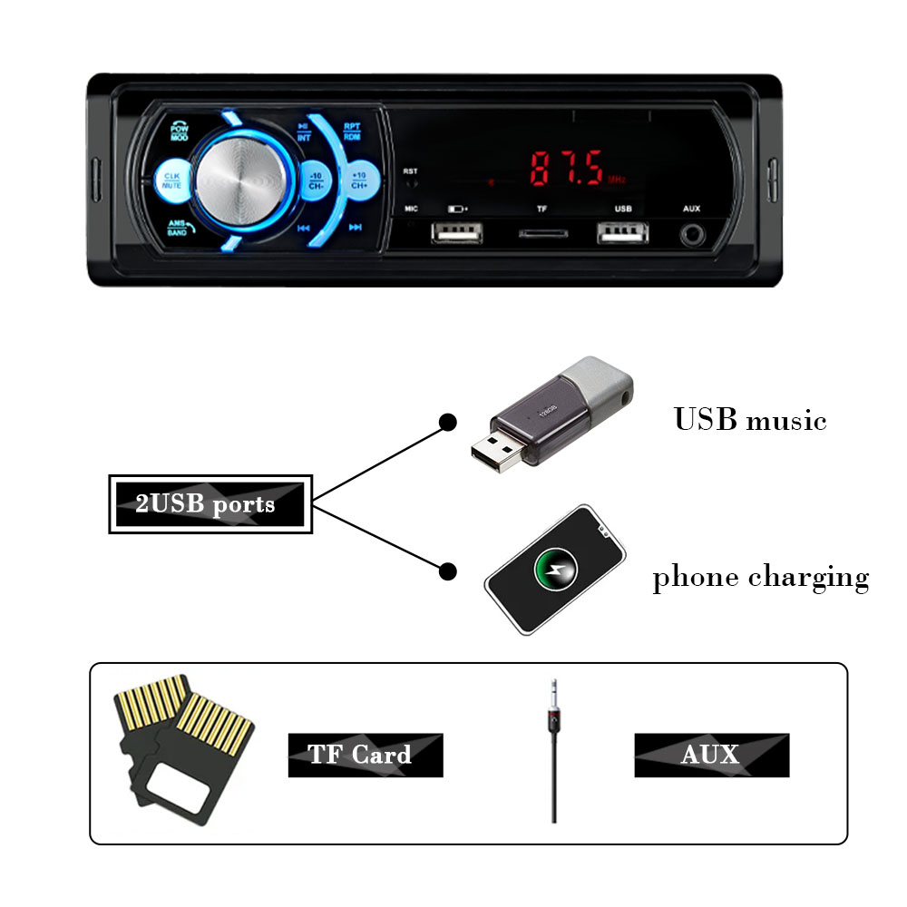 2010 Ready to ship LED car MP3 Player