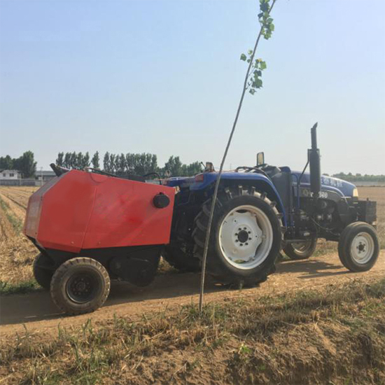 Tractor Mounted 3 Point Wheat Hay And Round Pine Straw Baler Machine For Sale