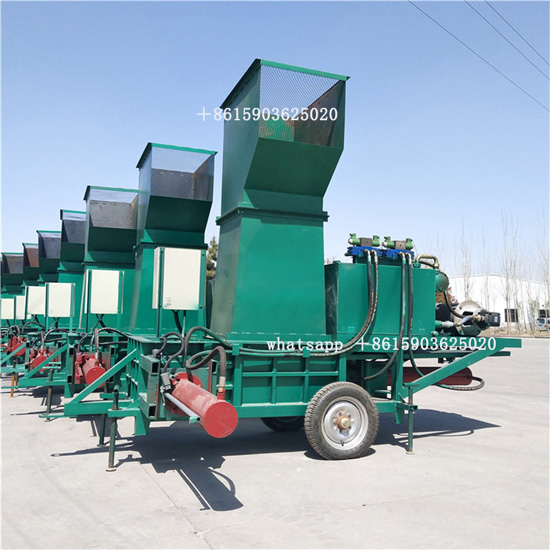 Automatic Farm Silage Baler Making Equipment Animal Feed Hay and Straw Alfalfa Square Horizontal Hay Baler Machine