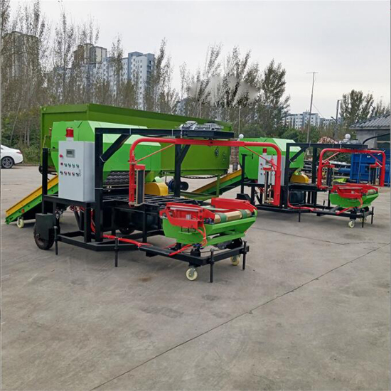 150-200kg round silage baler and wrapper machine corn silage baler machine