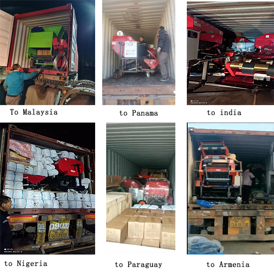 150-200kg round silage baler and wrapper machine corn silage baler machine