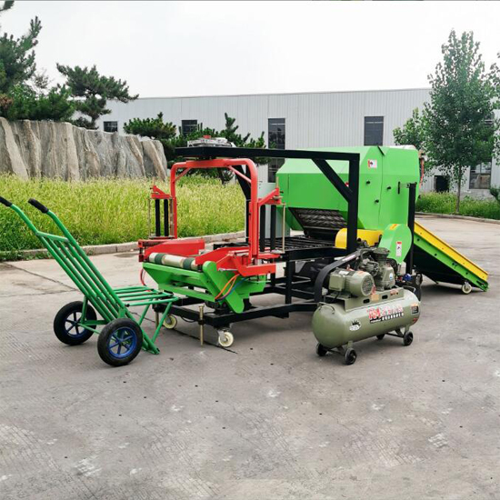 150-200kg round silage baler and wrapper machine corn silage baler machine