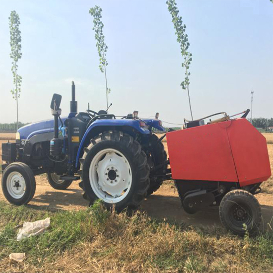 Tractor Mounted 3 Point Wheat Hay And Round Pine Straw Baler Machine For Sale