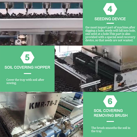 Automatic Vegetable Tray Vegetable Seeder Machine onion Seeding Nursery Line lettuce seeding sowing machine