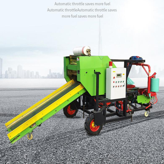 150-200kg round silage baler and wrapper machine corn silage baler machine