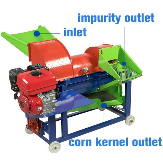 Multifunctional Motor Gasoline Engine Diesel Engine Maize Sorghum Sheller Corn Thresher