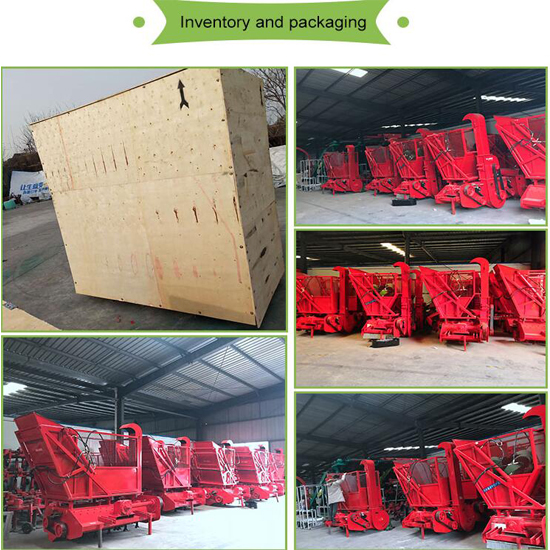 Tractor Matched Straw Recycling Machine For Corn Hay Harvester Machine Silage Forage Chopper With Storage Bin