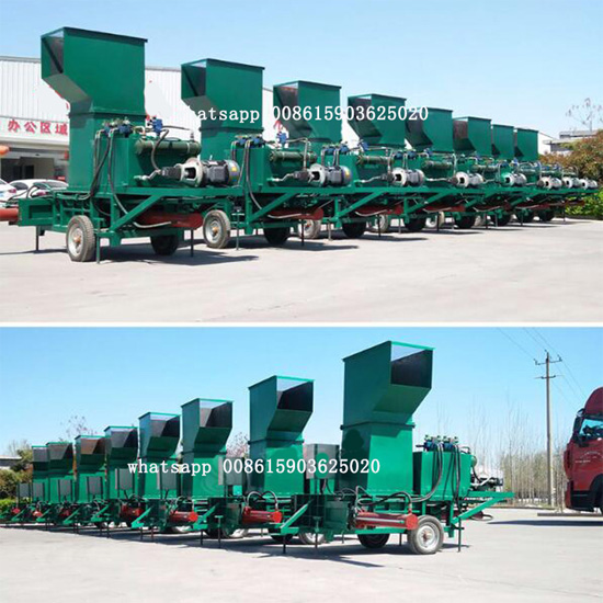 Automatic Farm Silage Baler Making Equipment Animal Feed Hay and Straw Alfalfa Square Horizontal Hay Baler Machine