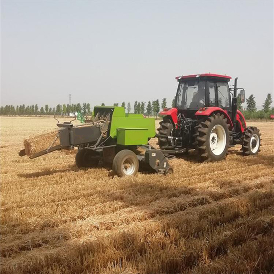 Tractor Mounted corn Silage Baler machine pine straw crops Square Hay Baler with cutting and collecting functions
